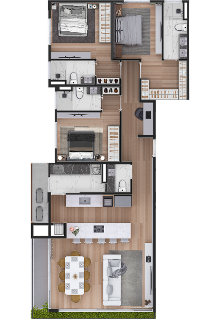 apartamento tipo